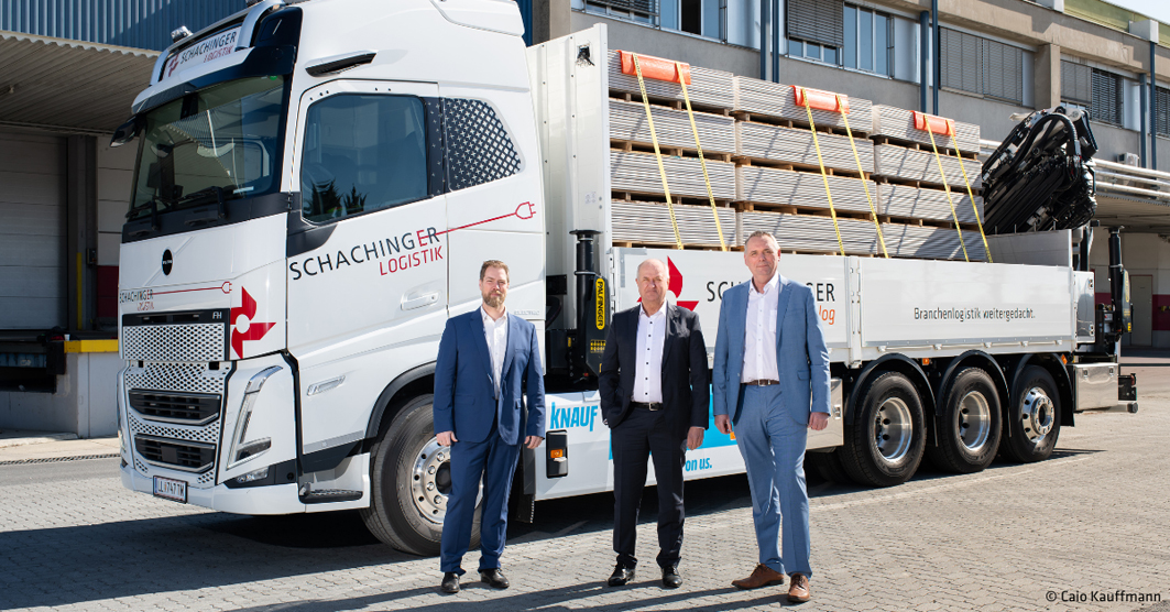 Das Entwikclungstema des E-Lkw mit Ladekran